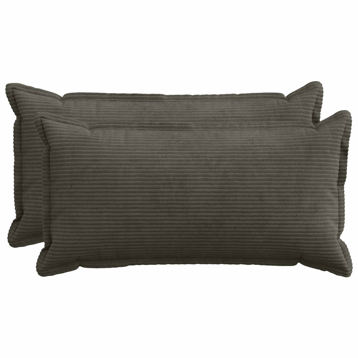 Federa 2 pz HOUTEN Antracite 40 x 80 cm corduroy | homemem39