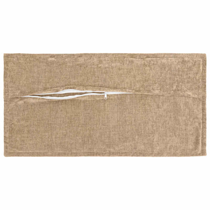 Federa 12 pz HOUTEN Tortora 40 x 80 cm Tessuto Chenille | homemem39