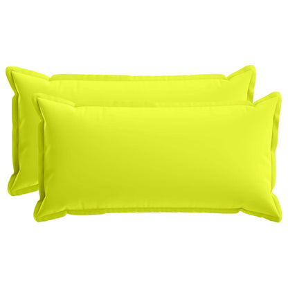 Federa 2 pz HOUTEN Verde brillante. Poliestere