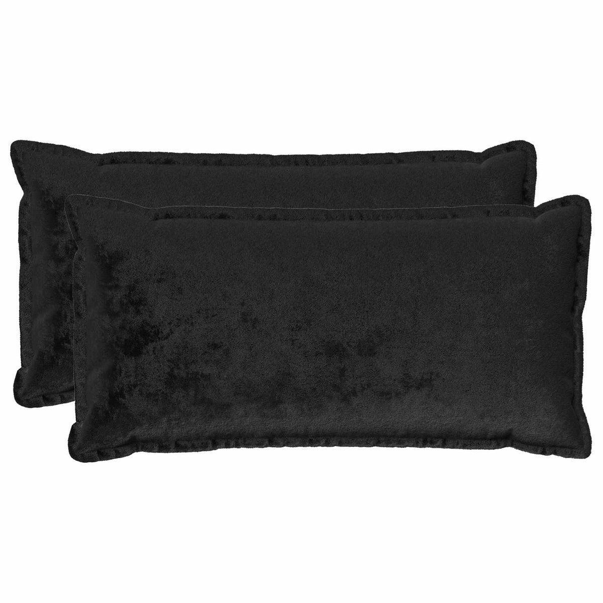 Federa 2 pcs HOUTEN Nero 40 x 80 cm Flanella | homemem39