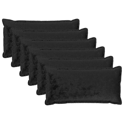 Federa 6 pcs HOUTEN Nero 40 x 80 cm Flanella
