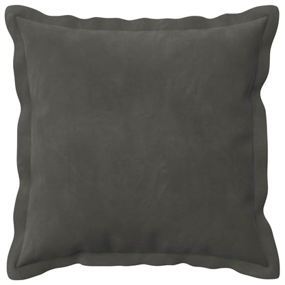 Federa 12 pcs HOUTEN Grigio Scuro 45 x 45 cm Velluto