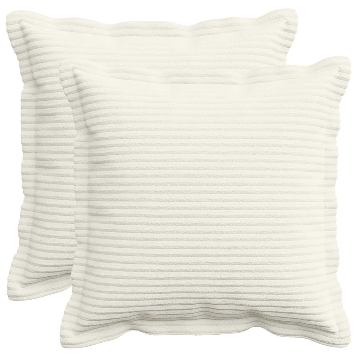 Federa 2 pz HOUTEN Crema 45 x 45 cm corduroy | homemem39