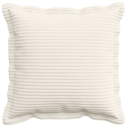 Federa 6 pz HOUTEN Crema 45 x 45 cm corduroy | homemem39