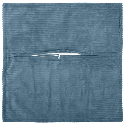 Federa 12 pz HOUTEN Blu 45 x 45 cm corduroy