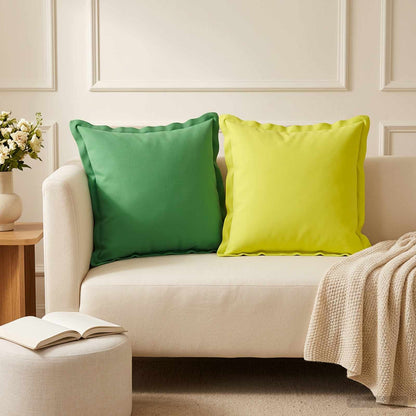 Federa 2 pz HOUTEN Verde brillante. Poliestere