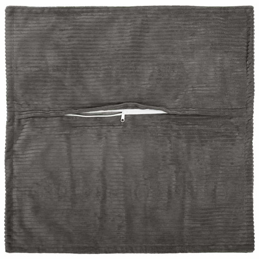 Federa 2 pz HOUTEN Grigio Scuro 50 x 50 cm corduroy | homemem39