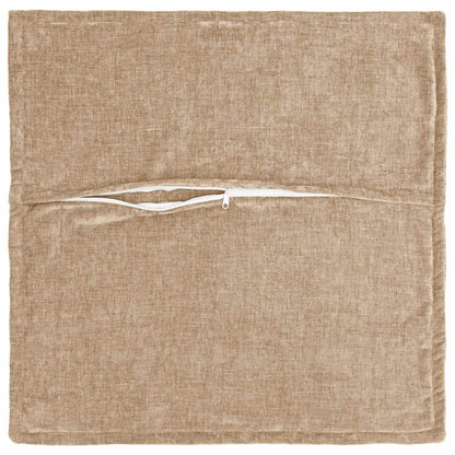 Federa 2 pz HOUTEN Tortora 50 x 50 cm Tessuto Chenille | homemem39