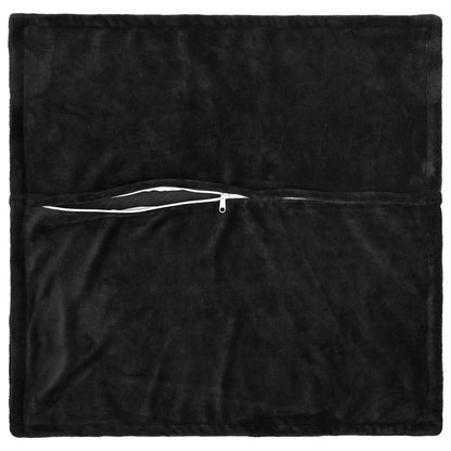 Federa 2 pz HOUTEN Nero 50 x 50 cm Flanella | homemem39
