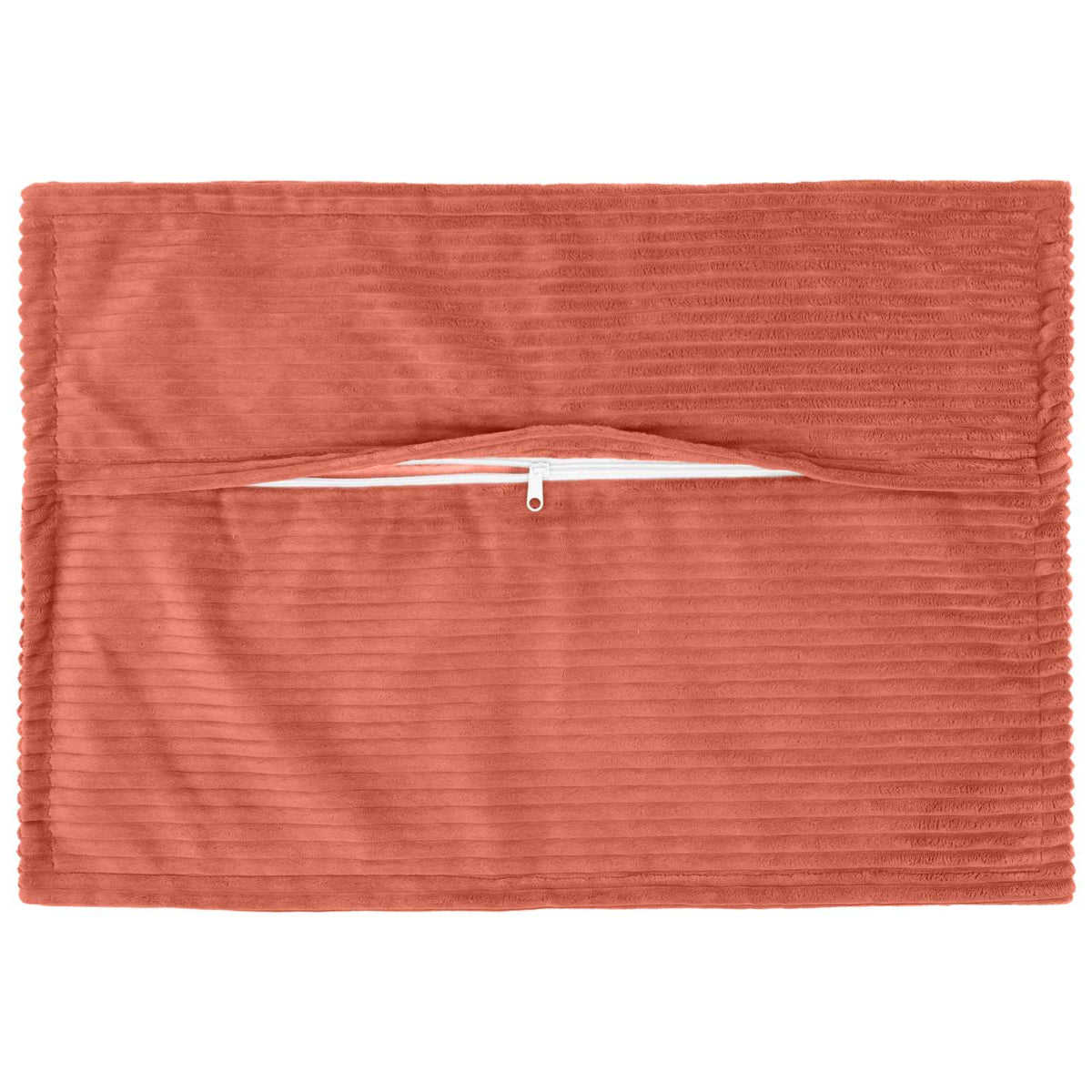 Federa 2 pz HOUTEN Rosso Arancio 50 x 70 cm corduroy | homemem39