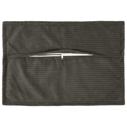 Federa 6 pz HOUTEN Antracite 50 x 70 cm corduroy | homemem39