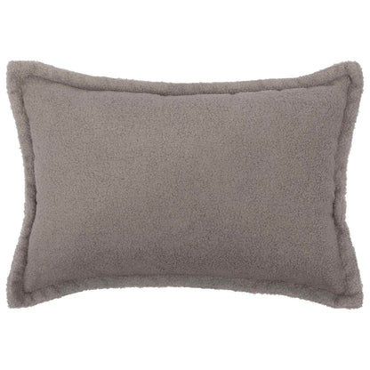 Federa 2 pcs HOUTEN Grigio Chiaro 50 x 70 cm Bouclé | homemem39