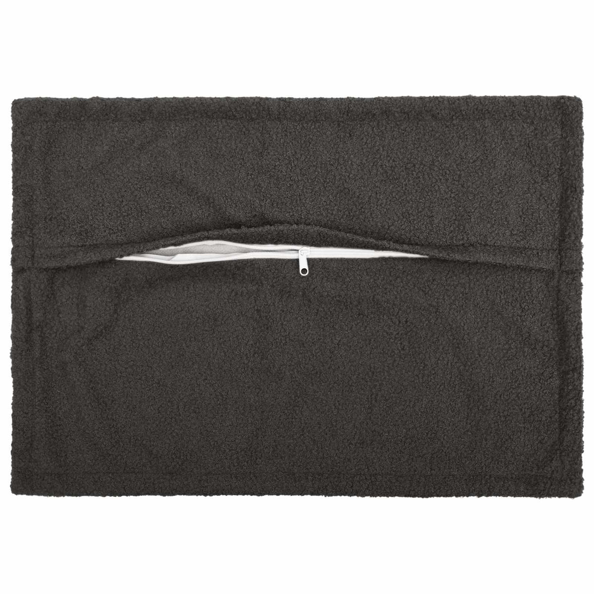 Federa 6 pcs HOUTEN Grigio Scuro 50 x 70 cm Bouclé | homemem39