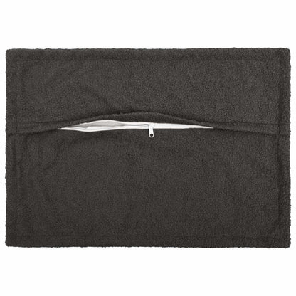 Federa 6 pcs HOUTEN Grigio Scuro 50 x 70 cm Bouclé | homemem39