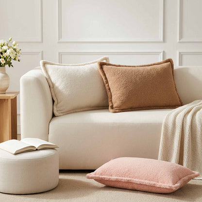 Federa 6 pz HOUTEN Crema 50 x 70 cm Bouclé