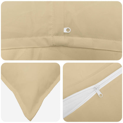 Federa 2 pz HOUTEN Beige 50 x 70 cm Poliestere