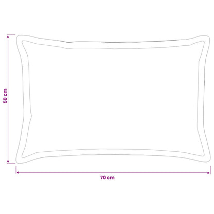 Federa 2 pz HOUTEN Beige 50 x 70 cm Poliestere