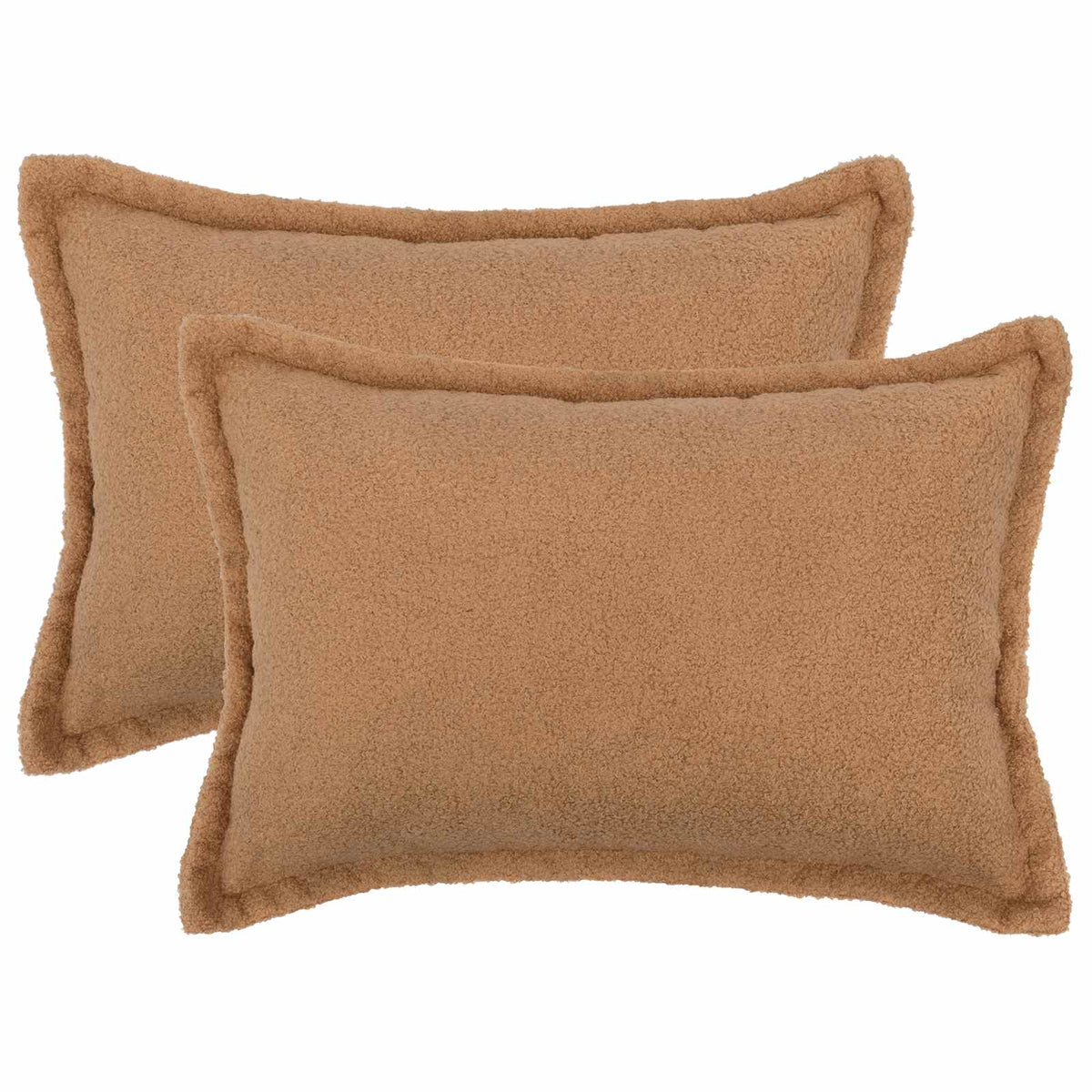 Federa 2 pcs HOUTEN Beige 50 x 75 cm Bouclé | homemem39