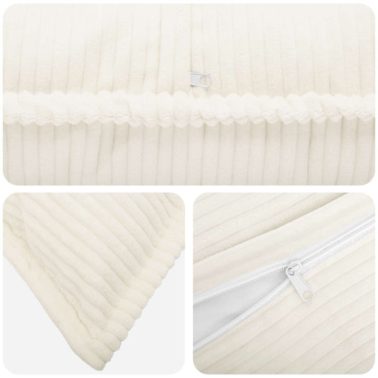 Federa 6 pz HOUTEN Crema 50 x 80 cm corduroy