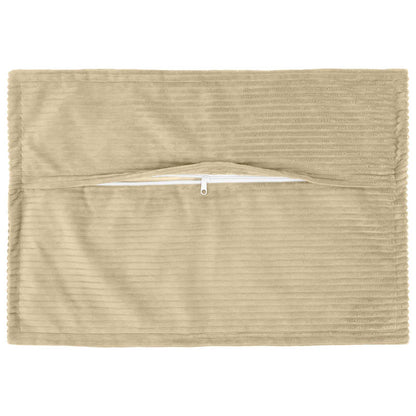 Federa 2 pz HOUTEN Grigio Verde Chiaro 50 x 80 cm corduroy | homemem39