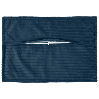 Federa 6 pz HOUTEN Blu navy 50 x 80 cm corduroy | homemem39