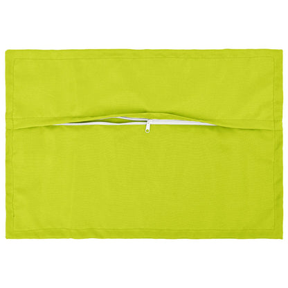 Federa 2 pz HOUTEN Verde brillante. 50 x 80 cm Poliestere