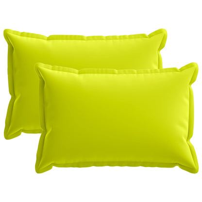 Federa 2 pz HOUTEN Verde brillante. 50 x 80 cm Poliestere