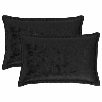 Federa 2 pcs HOUTEN Nero 50 x 80 cm Flanella
