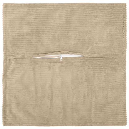Federa 2 pz HOUTEN Tortora 55 x 55 cm corduroy | homemem39