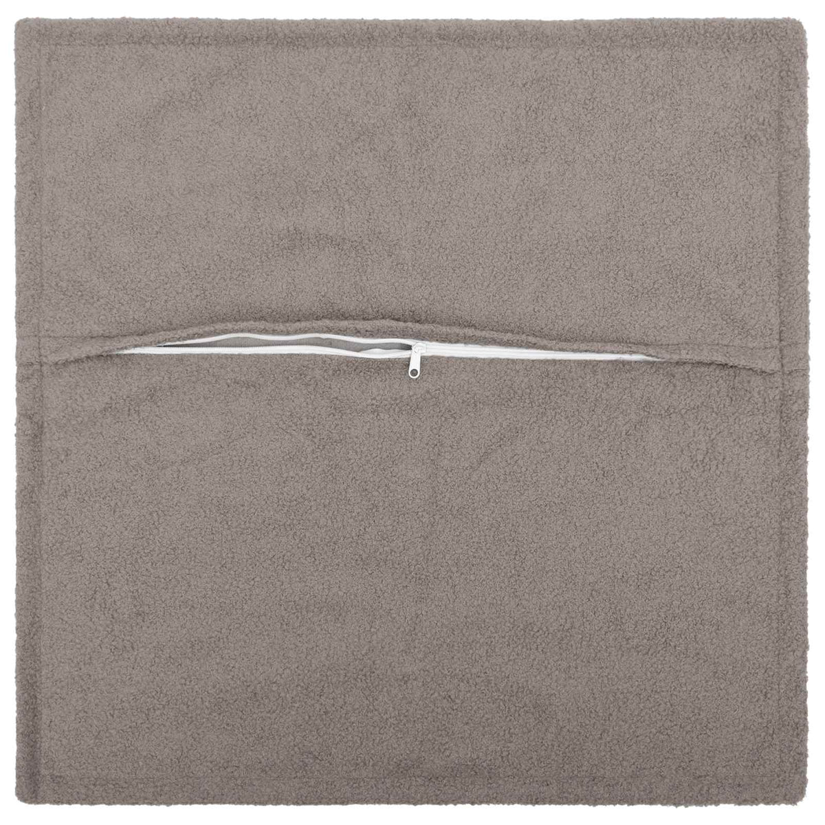 Federa 2 pcs HOUTEN Grigio Chiaro 55 x 55 cm Bouclé | homemem39