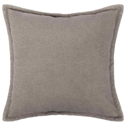 Federa 2 pcs HOUTEN Grigio Chiaro 55 x 55 cm Bouclé | homemem39
