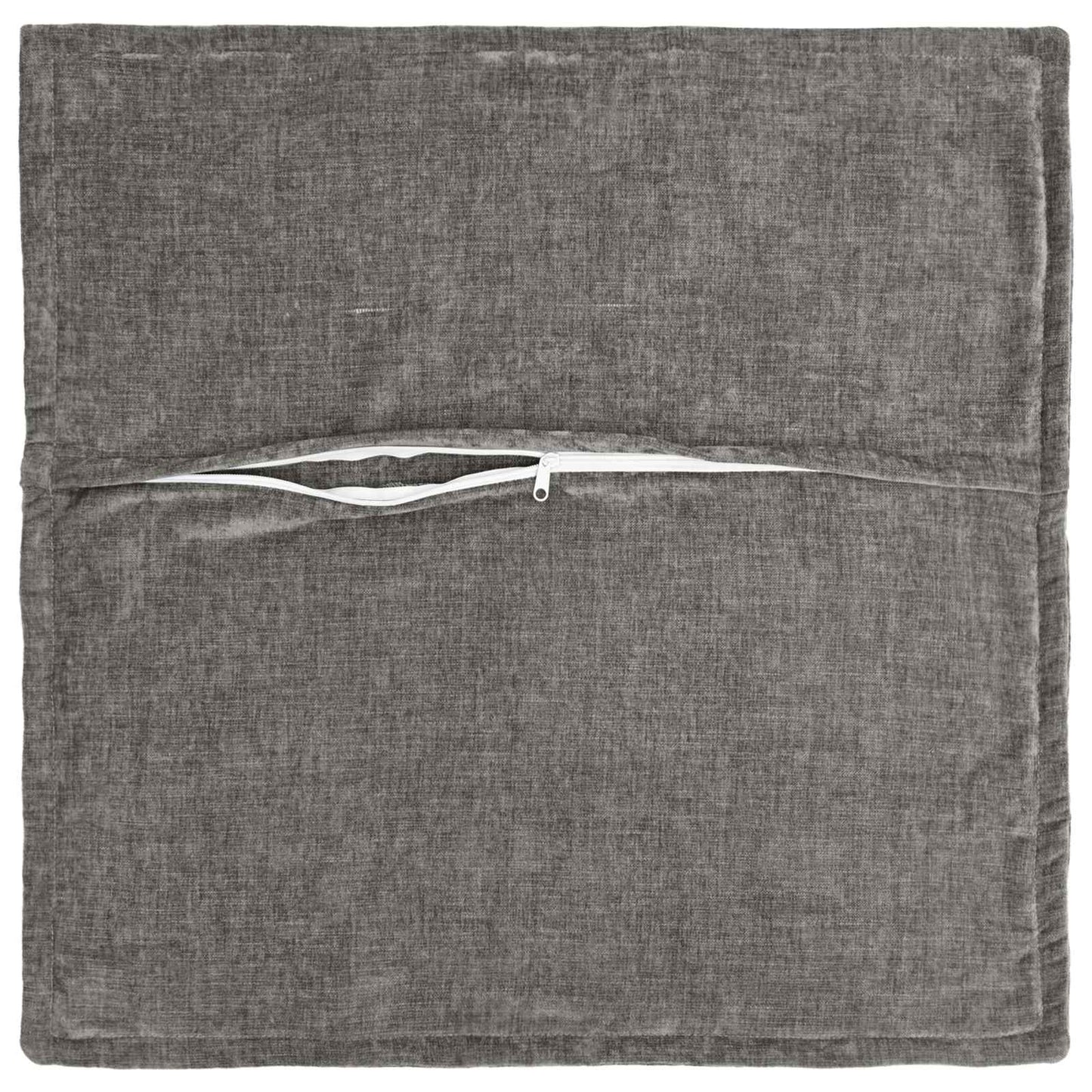 Federa 2 pz HOUTEN Grigio Scuro 55 x 55 cm Tessuto Chenille