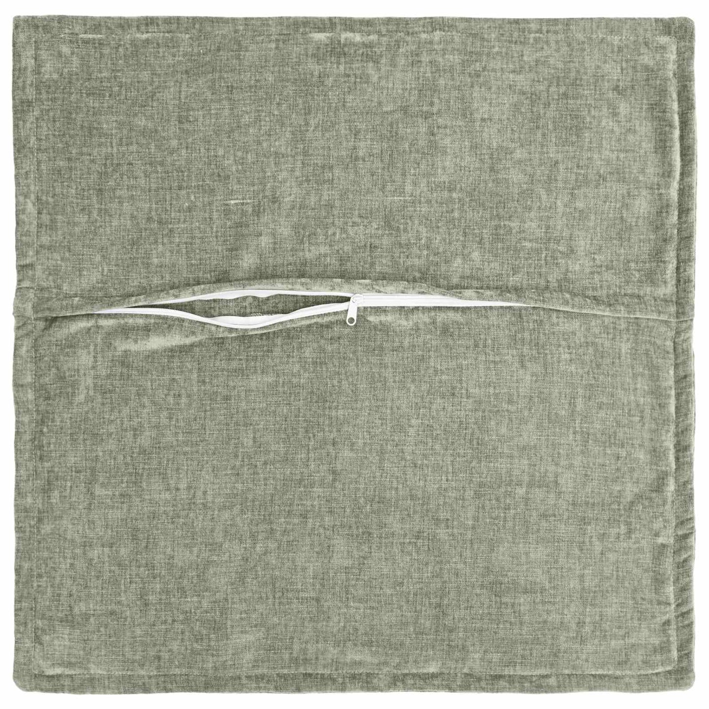 Federa 2 pz HOUTEN Verde 55 x 55 cm Tessuto Chenille