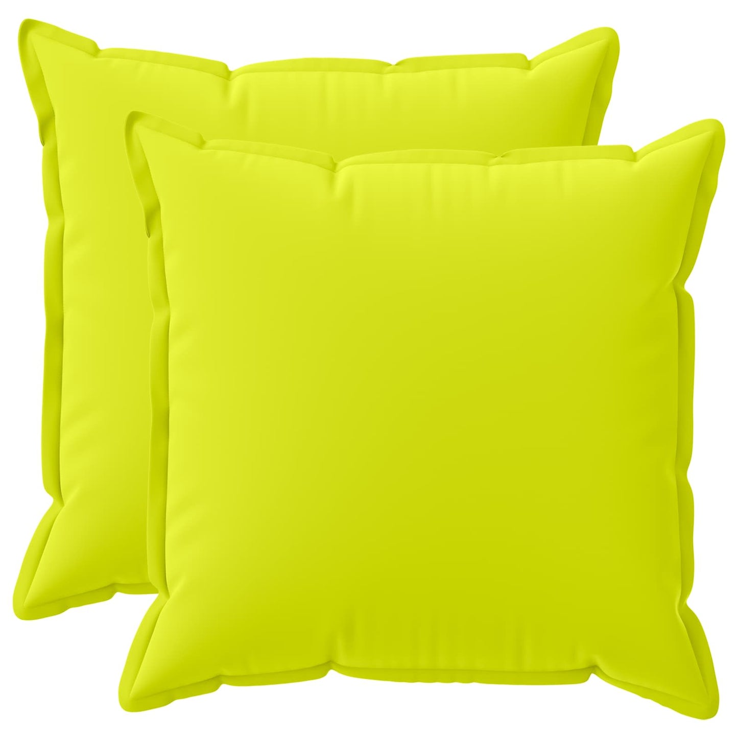 Federa 2 pz HOUTEN Verde brillante. 55 x 55 cm Poliestere