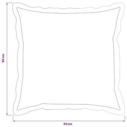 Federa 2 pz HOUTEN Verde brillante. 55 x 55 cm Poliestere