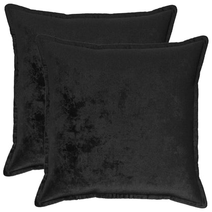 Federa 2 pcs HOUTEN Nero 55 x 55 cm Flanella