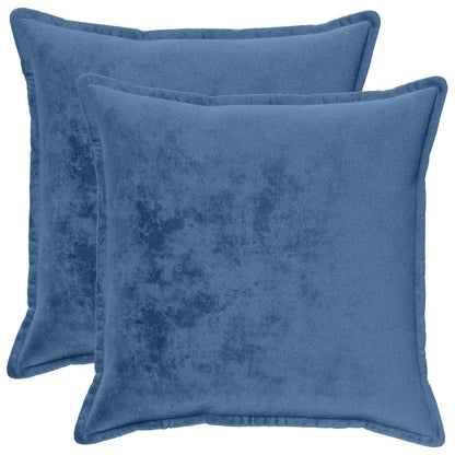 Federa 2 pz HOUTEN Azzurro 55 x 55 cm Flanella