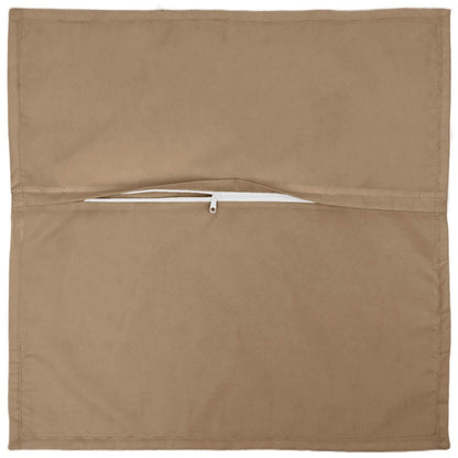 Federa 6 pz HOUTEN Tortora 60 x 60 cm Poliestere