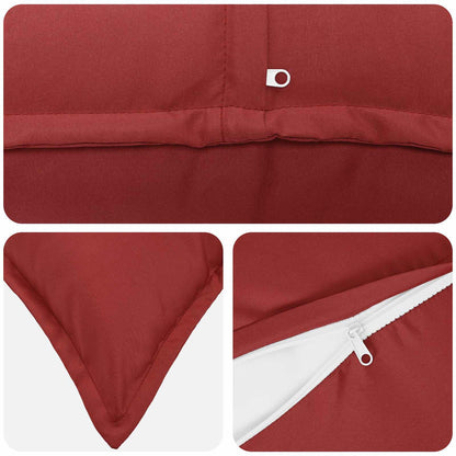 Federa 6 pz HOUTEN Rosso Vino 60 x 60 cm Poliestere