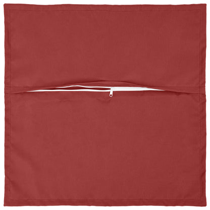 Federa 6 pz HOUTEN Rosso Vino 60 x 60 cm Poliestere