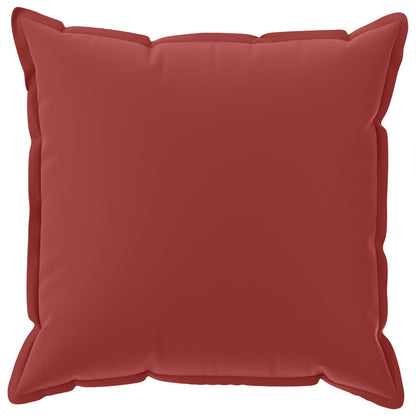 Federa 6 pz HOUTEN Rosso Vino 60 x 60 cm Poliestere