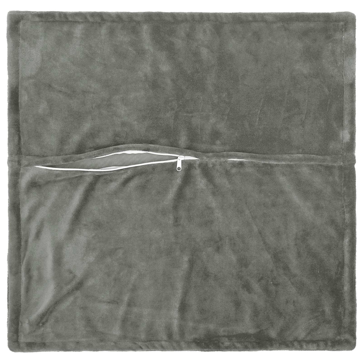Federa 6 pz HOUTEN Grigio Scuro 60 x 60 cm Flanella