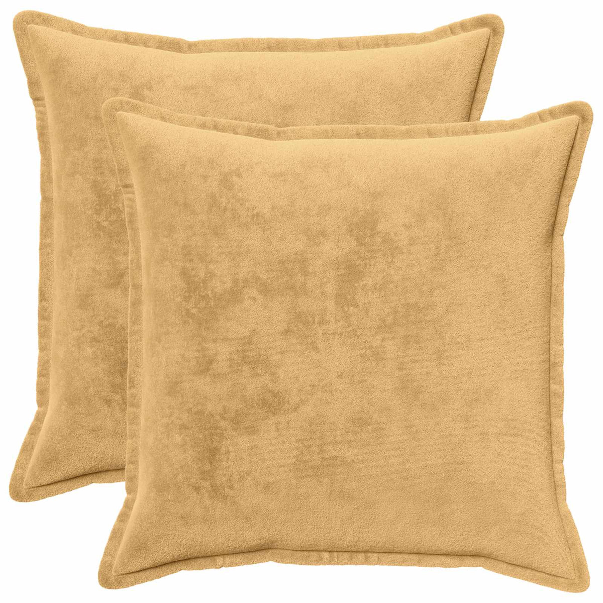 Federa 2 pz HOUTEN Tortora 60 x 60 cm Flanella