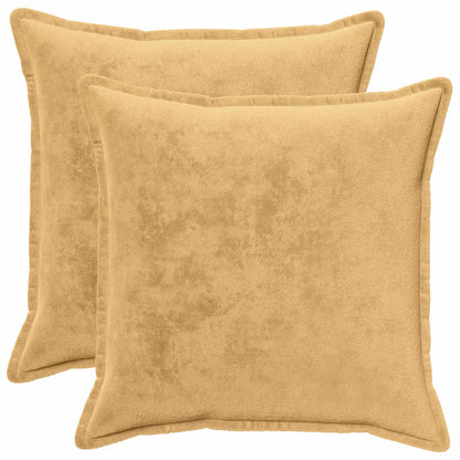 Federa 2 pz HOUTEN Tortora 60 x 60 cm Flanella