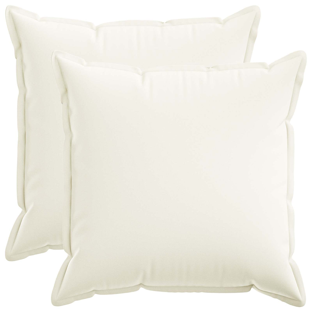 Federa 2 pcs HOUTEN Bianco 65 x 65 cm Lino | homemem39