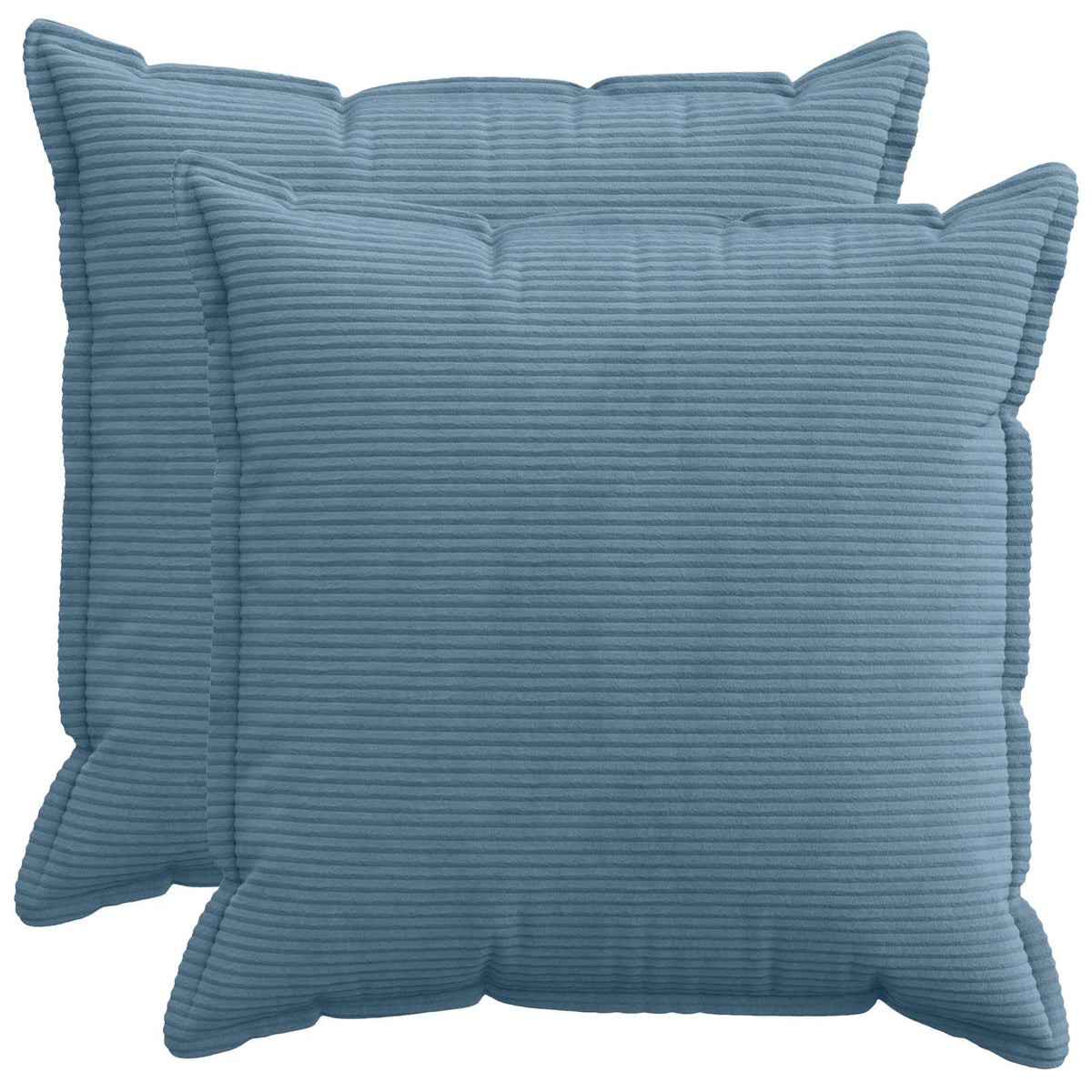 Federa 2 pz HOUTEN Blu 65 x 65 cm corduroy | homemem39