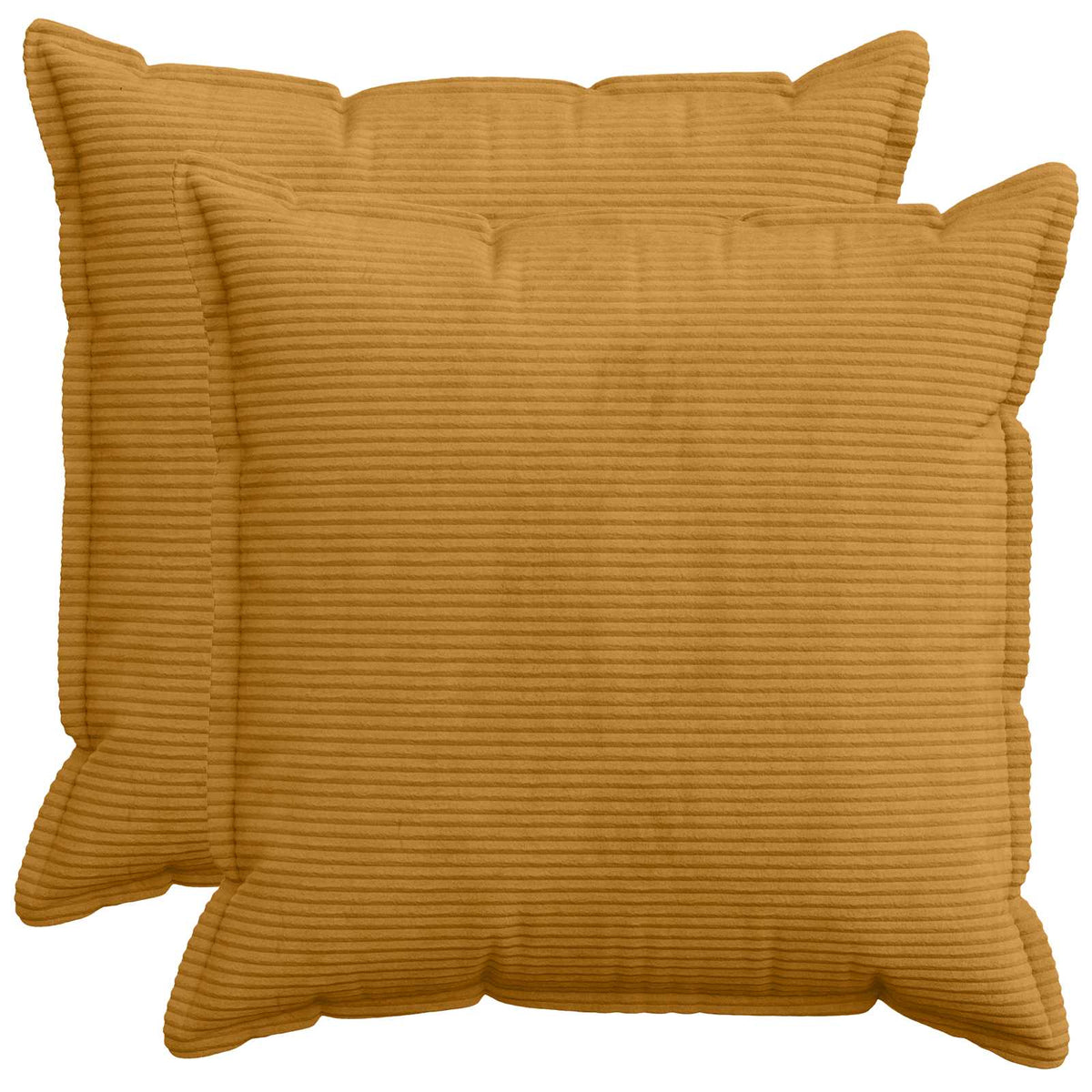 Federa 2 pz HOUTEN Giallo 65 x 65 cm corduroy | homemem39