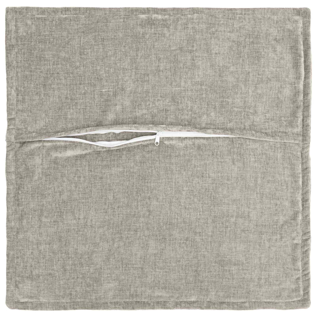 Federa 2 pz HOUTEN Grigio Chiaro 65 x 65 cm Tessuto Chenille