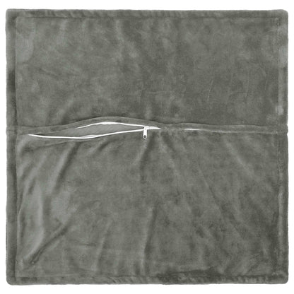 Federa 2 pz HOUTEN Grigio Scuro 65 x 65 cm Flanella