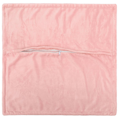Federa 2 pz HOUTEN Rosa 65 x 65 cm Flanella